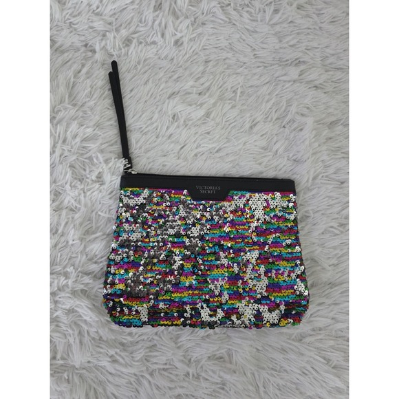 Victoria's Secret Handbags - Victoria's Secret‎ | Sequin Clutch / Makeup Bag